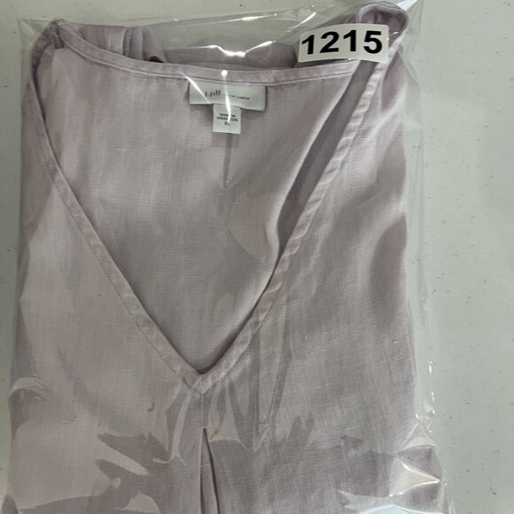 J. Jill Love Linen Women XL Lavender Sleeveless Shift Dress Minimalist Lagenlook - Picture 14 of 14